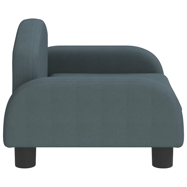 vidaXL Dog Bed Dark Grey 50x40x30 cm Fabric