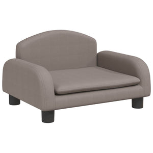 vidaXL Dog Bed Taupe 50x40x30 cm Fabric