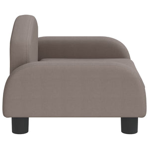vidaXL Dog Bed Taupe 50x40x30 cm Fabric