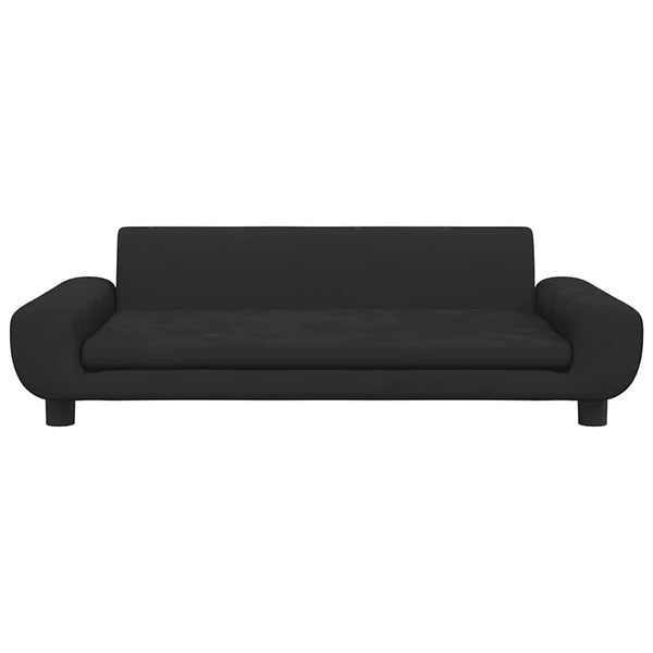 vidaXL Dog Bed Black 100x54x33 cm Velvet