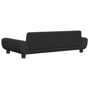 vidaXL Dog Bed Black 100x54x33 cm Velvet