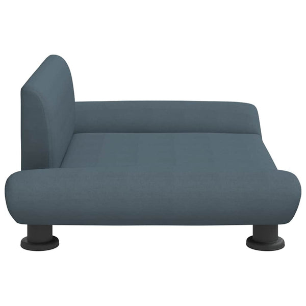 vidaXL Dog Bed Dark Grey 70x45x28 cm Fabric