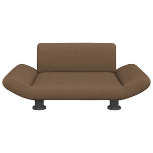vidaXL Dog Bed Brown 70x45x28 cm Fabric