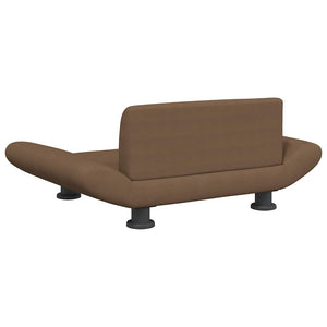 vidaXL Dog Bed Brown 70x45x28 cm Fabric