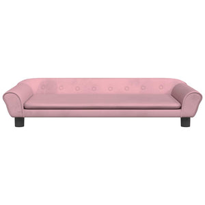 vidaXL Dog Bed Pink 100x50x21 cm Velvet