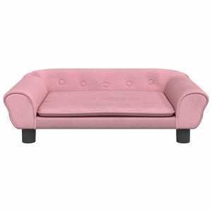 vidaXL Dog Bed Pink 70x48x22 cm Velvet
