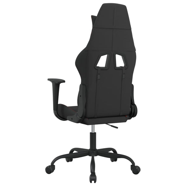 Gaming-Stuhl Schwarz und Rot Stoff