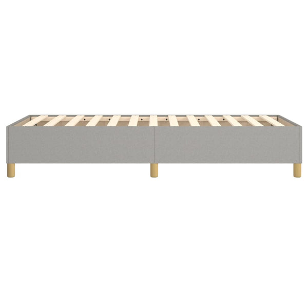 vidaXL Light Grey Box Spring Bed Frame 80x200 cm Fabric