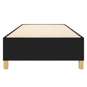 vidaXL Box Spring Bed Frame Black 80x200 cm Fabric