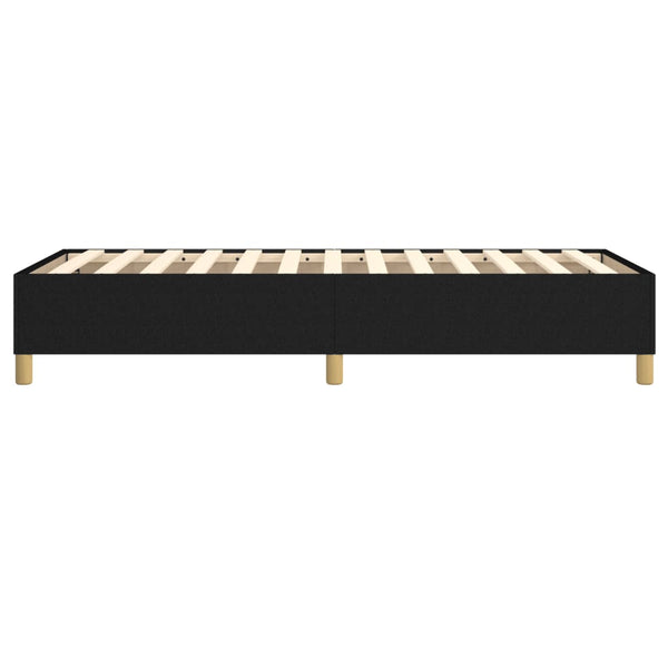 vidaXL Box Spring Bed Frame Black 80x200 cm Fabric