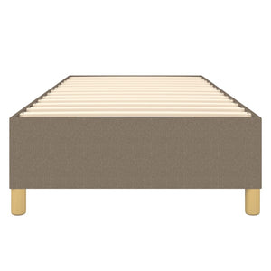 vidaXL Box Spring Bed Frame Taupe 80x200 cm Fabric
