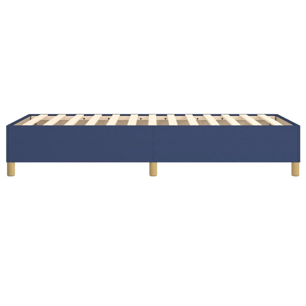 vidaXL Box Spring Bed Frame Blue 80x200 cm Fabric