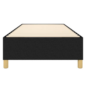 vidaXL Box Spring Bed Frame Black 90x190 cm Fabric
