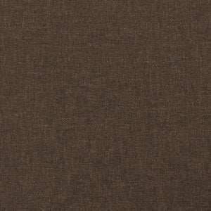 vidaXL Box Spring Bed Frame Dark Brown 90x190 cm Fabric