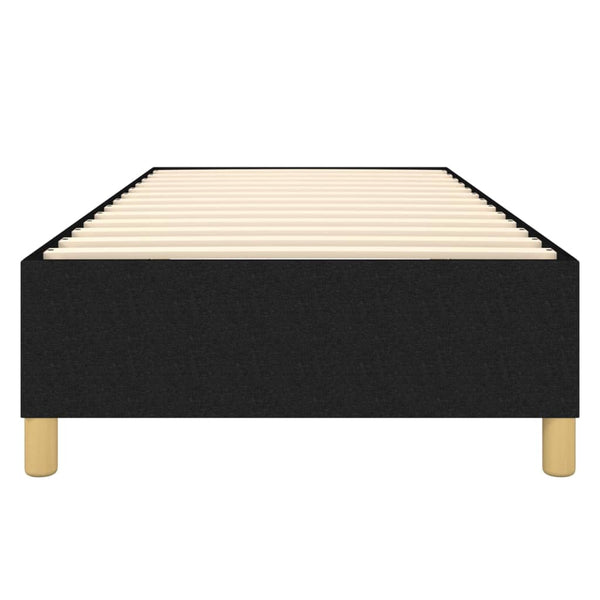 vidaXL Divan Bed Frame Black 90x200 cm Fabric