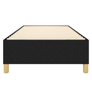 vidaXL Fabric Divan Bed Frame Black 100x200 cm