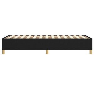 vidaXL Fabric Divan Bed Frame Black 100x200 cm