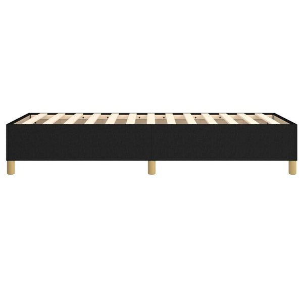 vidaXL Fabric Divan Bed Frame Black 100x200 cm