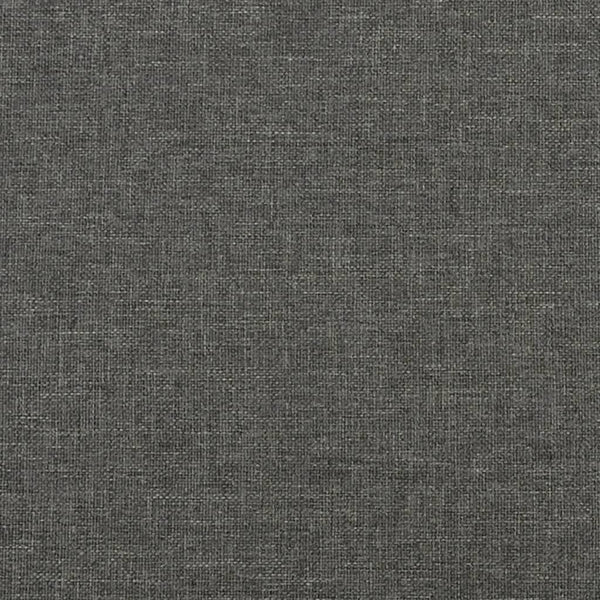 vidaXL Box Spring Bed Frame Dark Gray 140x200 cm Fabric