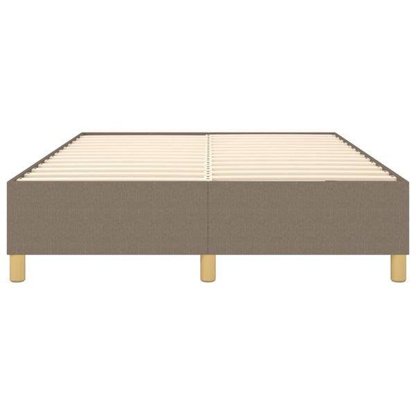 vidaXL Taupe Fabric Divan Bed Base 140x200 cm