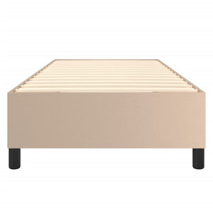vidaXL Box Spring Bed Frame Cappuccino Brown 80x200 cm Faux Leather