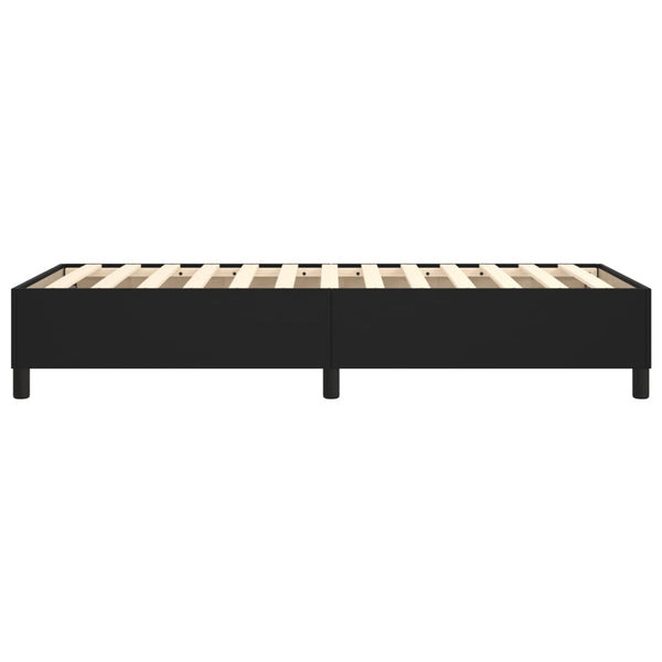 vidaXL Box Spring Bed Frame Black 90x190 cm Faux Leather