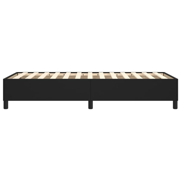 vidaXL Box Spring Bed Frame Black 100x200 cm Faux Leather