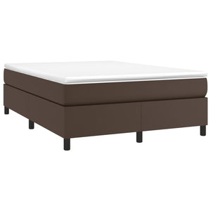 vidaXL Faux Leather Divan Bed Frame Brown 140x200 cm