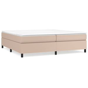 Boxspringbettgestell Cappuccino-Braun 200x200 cm Kunstleder
