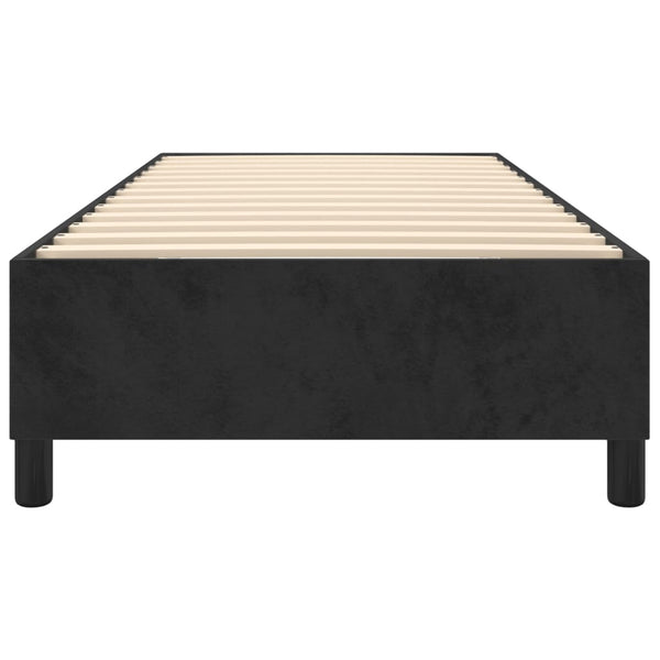 vidaXL Box Spring Bed Frame Black 90x190 cm Velvet