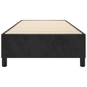 vidaXL Box Spring Bed Frame Black 90x200 cm Velvet