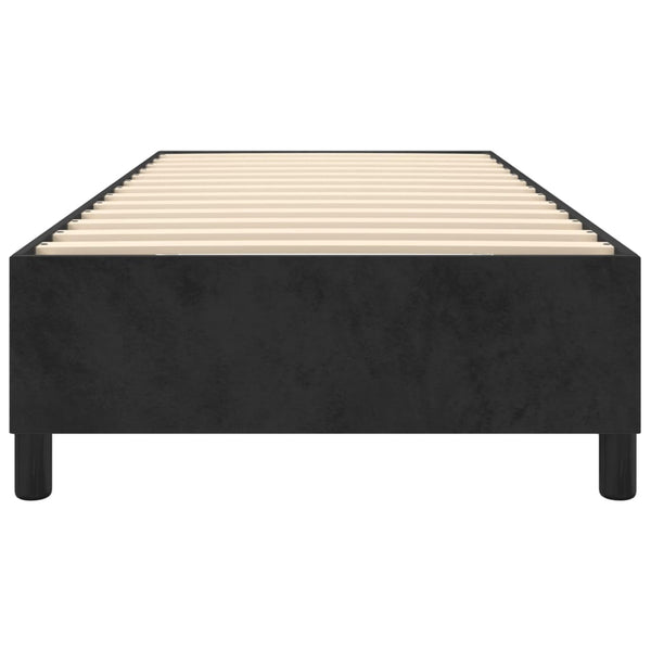 vidaXL Box Spring Bed Frame Black 90x200 cm Velvet