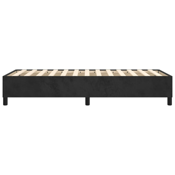 vidaXL Box Spring Bed Frame Black 90x200 cm Velvet