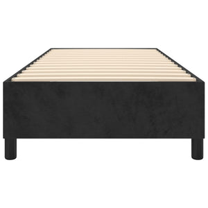 vidaXL Box Spring Bed Frame Black 100x200 cm Velvet