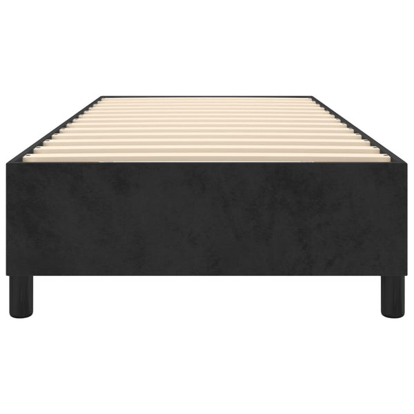 vidaXL Box Spring Bed Frame Black 100x200 cm Velvet