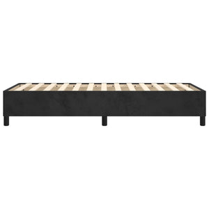 vidaXL Box Spring Bed Frame Black 100x200 cm Velvet