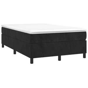 vidaXL Box Spring Bed Frame Black 120x200 cm Velvet