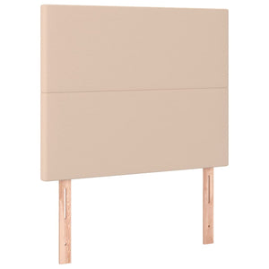 vidaXL Headboard Cappuccino 80x5x118/128 cm Faux Leather