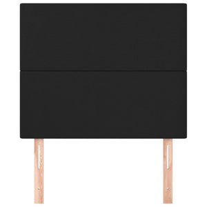 vidaXL Headboard Black 90x5x118/128 cm Faux Leather