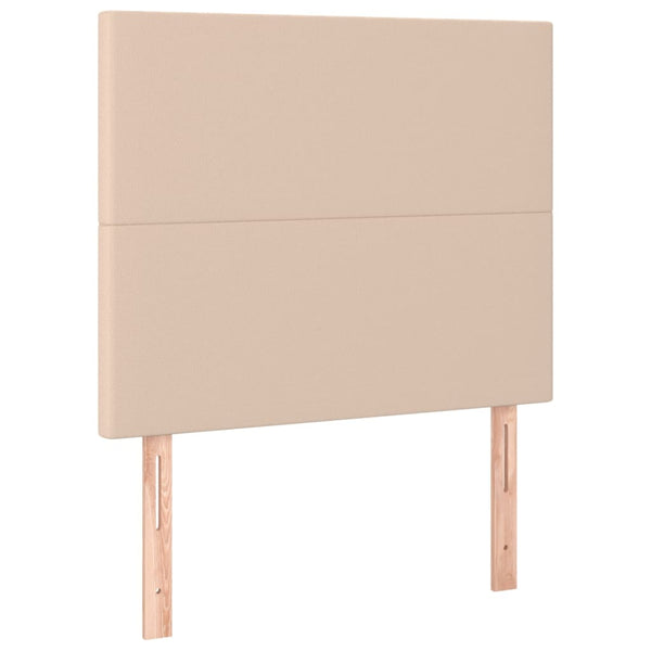 vidaXL Headboard Cappuccino 100x5x118/128 cm Faux Leather