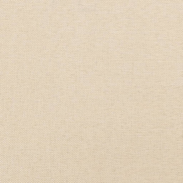 vidaXL Headboard Cream 180x5x118/128 cm Fabric