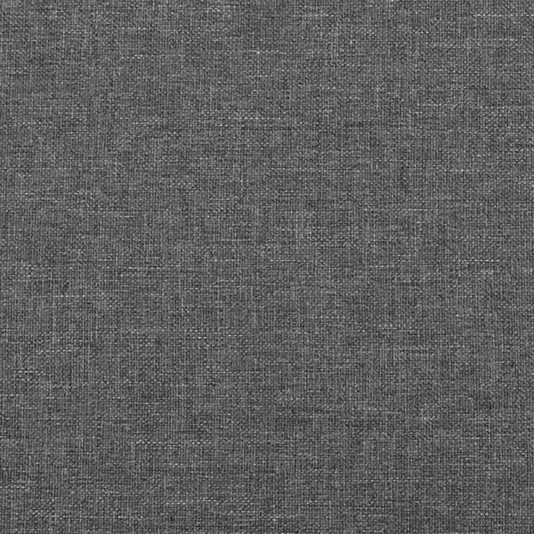 vidaXL Headboard Dark Grey 200 x 5 x 118/128 cm Fabric