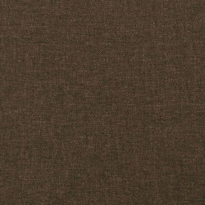 vidaXL Headboard Dark Brown 180x5x118/128 cm Fabric