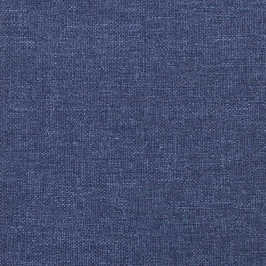 Kopfteil Blau 160x5x118/128 cm Stoff