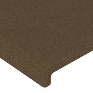 vidaXL Wingback Headboard Dark Brown 83x23x78/88 cm Fabric