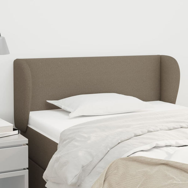 vidaXL Wingback Headboard Taupe 83x23x78/88 cm Fabric