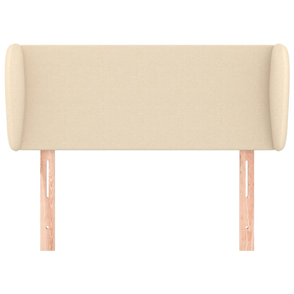 vidaXL Wingback Headboard Cream 83x23x78/88 cm Fabric
