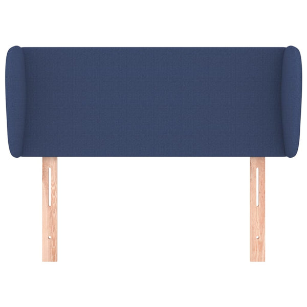 vidaXL Wingback Headboard Blue 83x23x78/88 cm Fabric