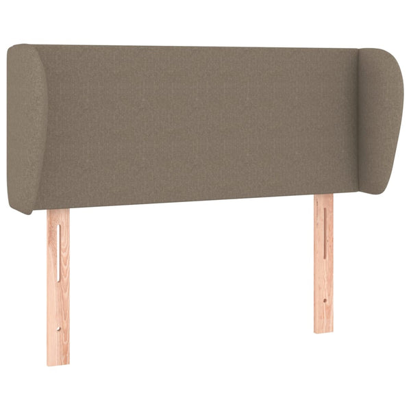 vidaXL Wingback Headboard Taupe 93x23x78/88 cm Fabric