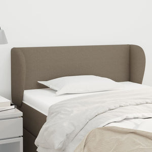 vidaXL Wingback Headboard Taupe 93x23x78/88 cm Fabric